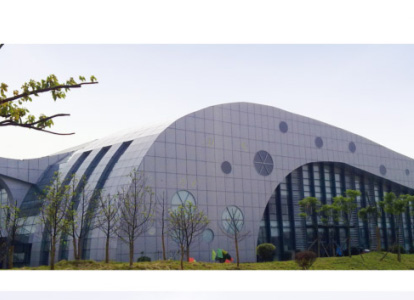 莱西会议中心外景网架工程